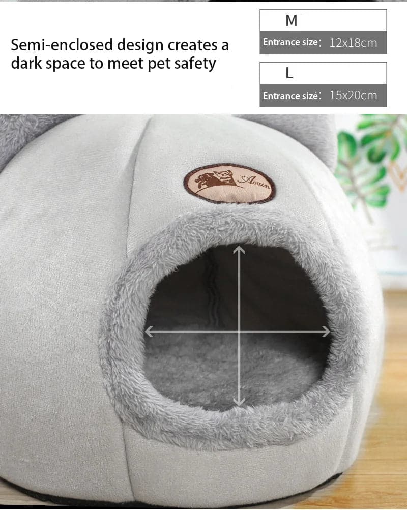 Comfort Cat Bed: Cozy Cave Tent - Petsofsweden