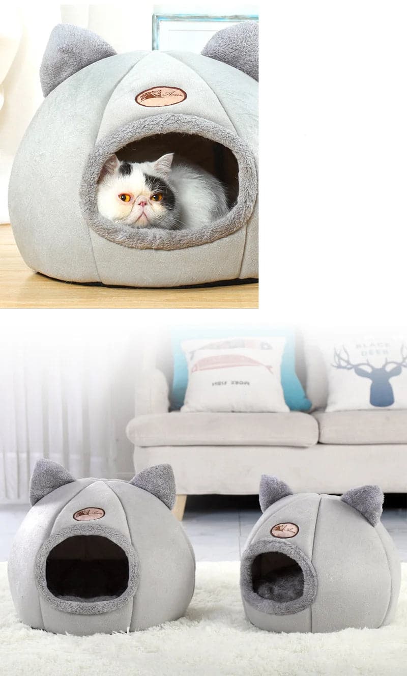 Comfort Cat Bed: Cozy Cave Tent - Petsofsweden