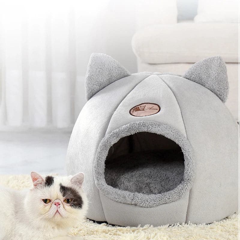 Comfort Cat Bed: Cozy Cave Tent - Petsofsweden