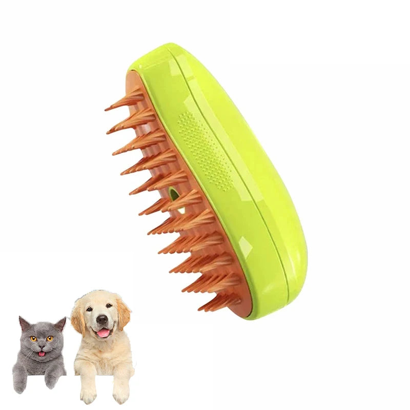 3-in-1 Pet Grooming Steam Brush - Petsofsweden