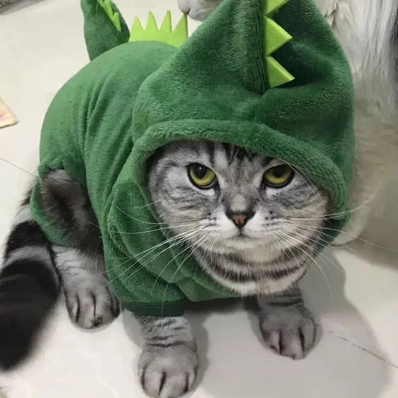 Dinosaur Costume Hoodie for Cats and Small Dogs - Petsofsweden