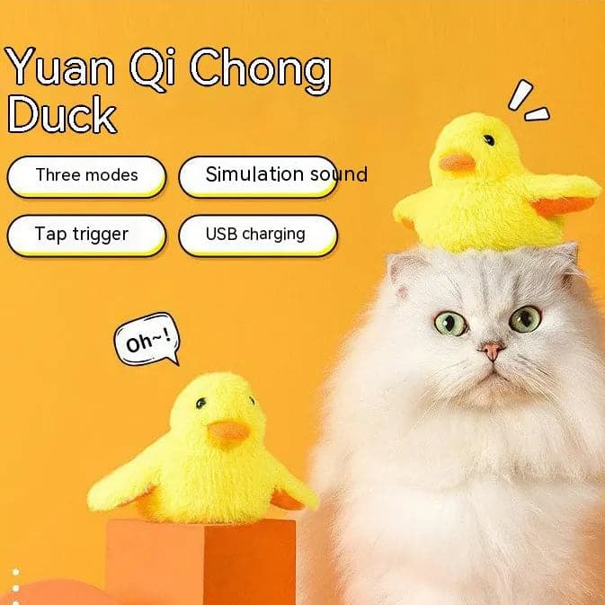 Interactive Flapping Duck Cat Toy - Petsofsweden