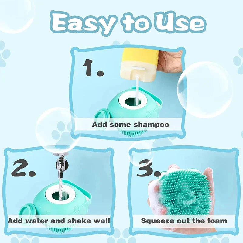 Silicone Pet Bath Brush