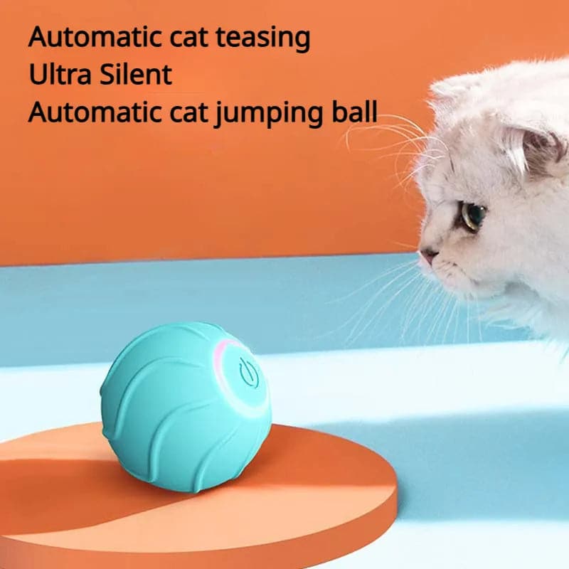 Interactive Cat Toy: Automatic Bouncing Ball 2.0 - Petsofsweden