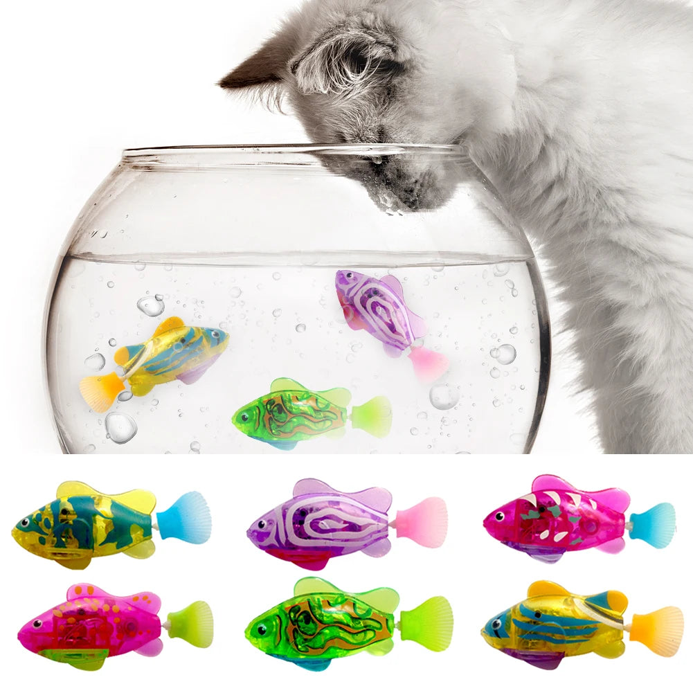 Electric Fish Cat Toy with LED Light - Petsofsweden