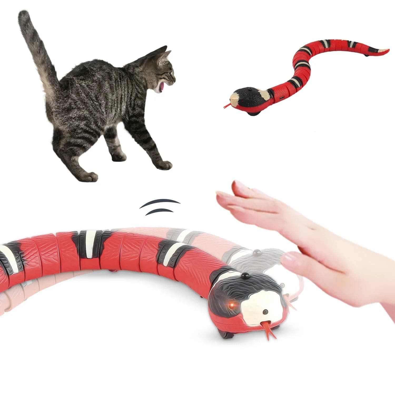 Smart Sensing Interactive Snake Toy - Petsofsweden