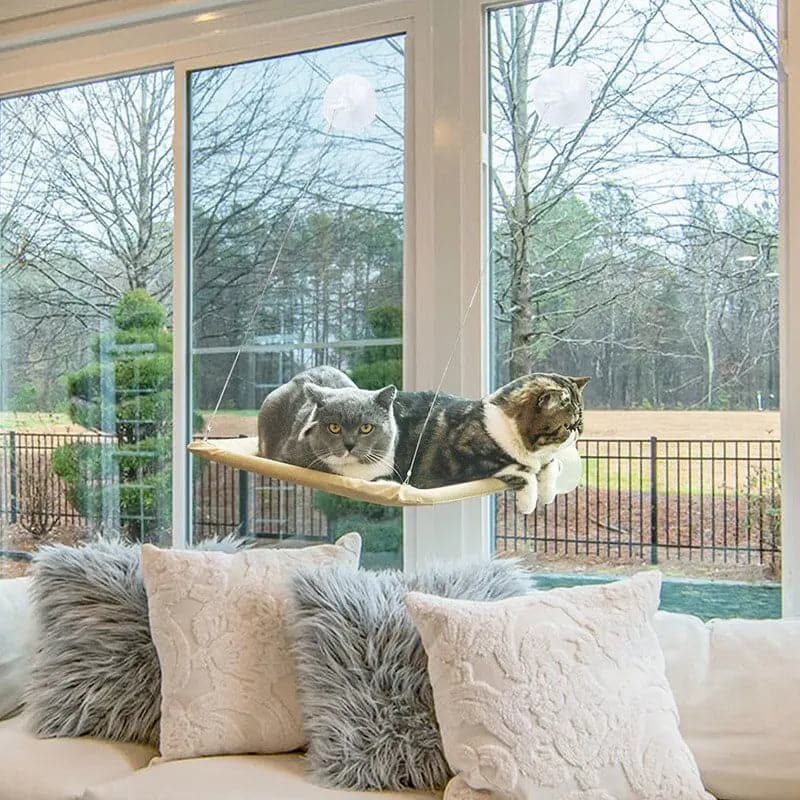 Foldable Cat Window Perch Hammock - Petsofsweden