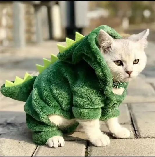 Dinosaur Costume Hoodie for Cats and Small Dogs - Petsofsweden