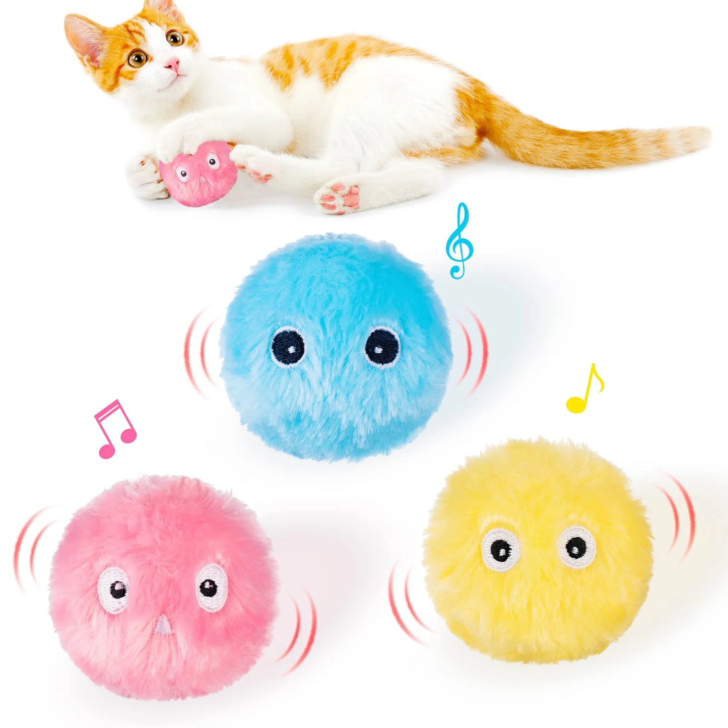 Interactive Smart Ball: Training & Play Toy for Cats - Petsofsweden