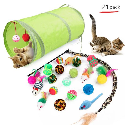 Variety Pack Cat Toys - Fun Cat Toy Set - Petsofsweden