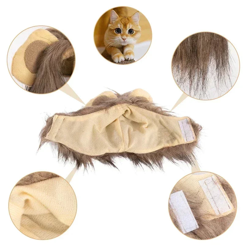 Cat Lion Mane Costume - Petsofsweden