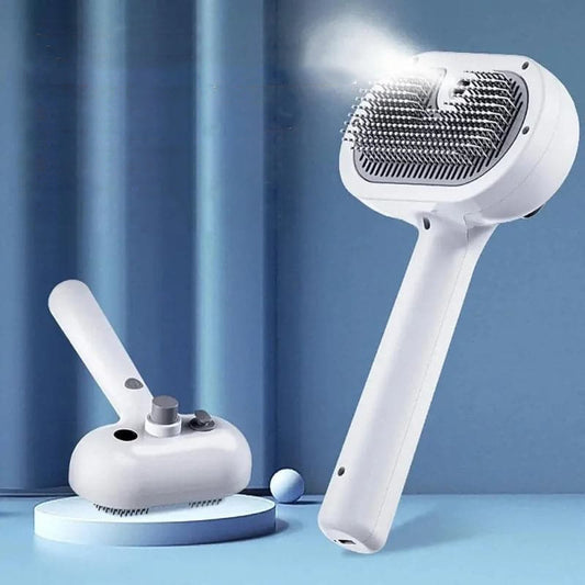 Pet Hair Remover Comb with Mist Humidifier